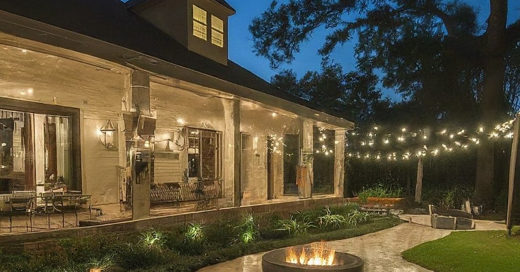 Backyard lighting
