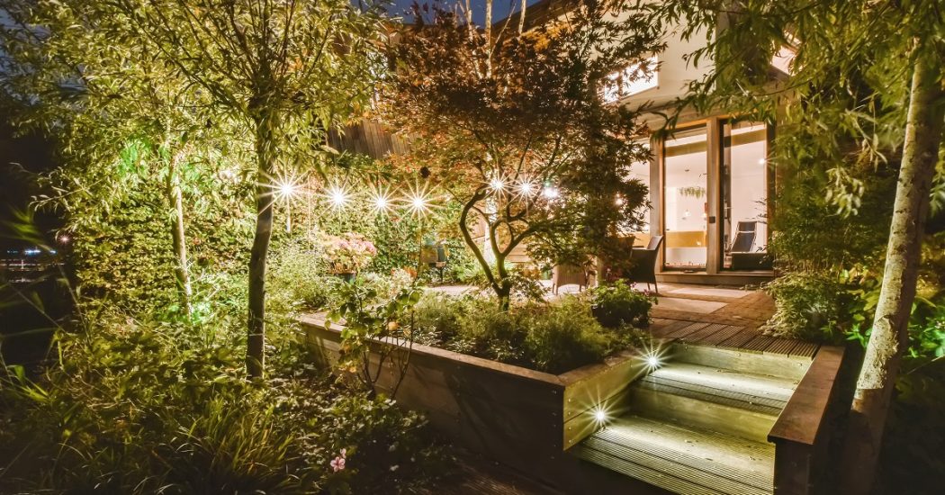 Commercial garden lighting New Orleans